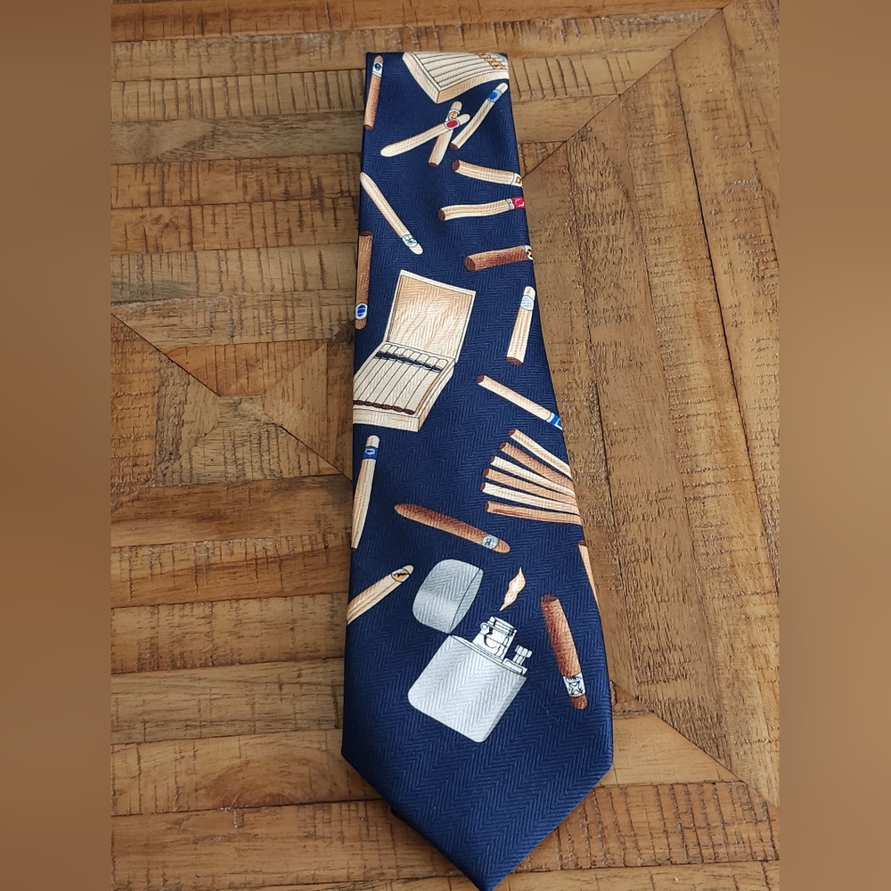 Cigars Tie homemade